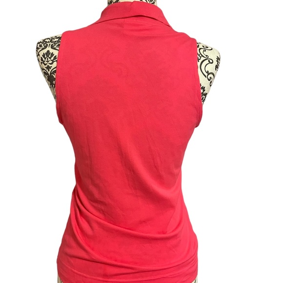 Pink Lacoste sleeveless shirt - Picture 2 of 5